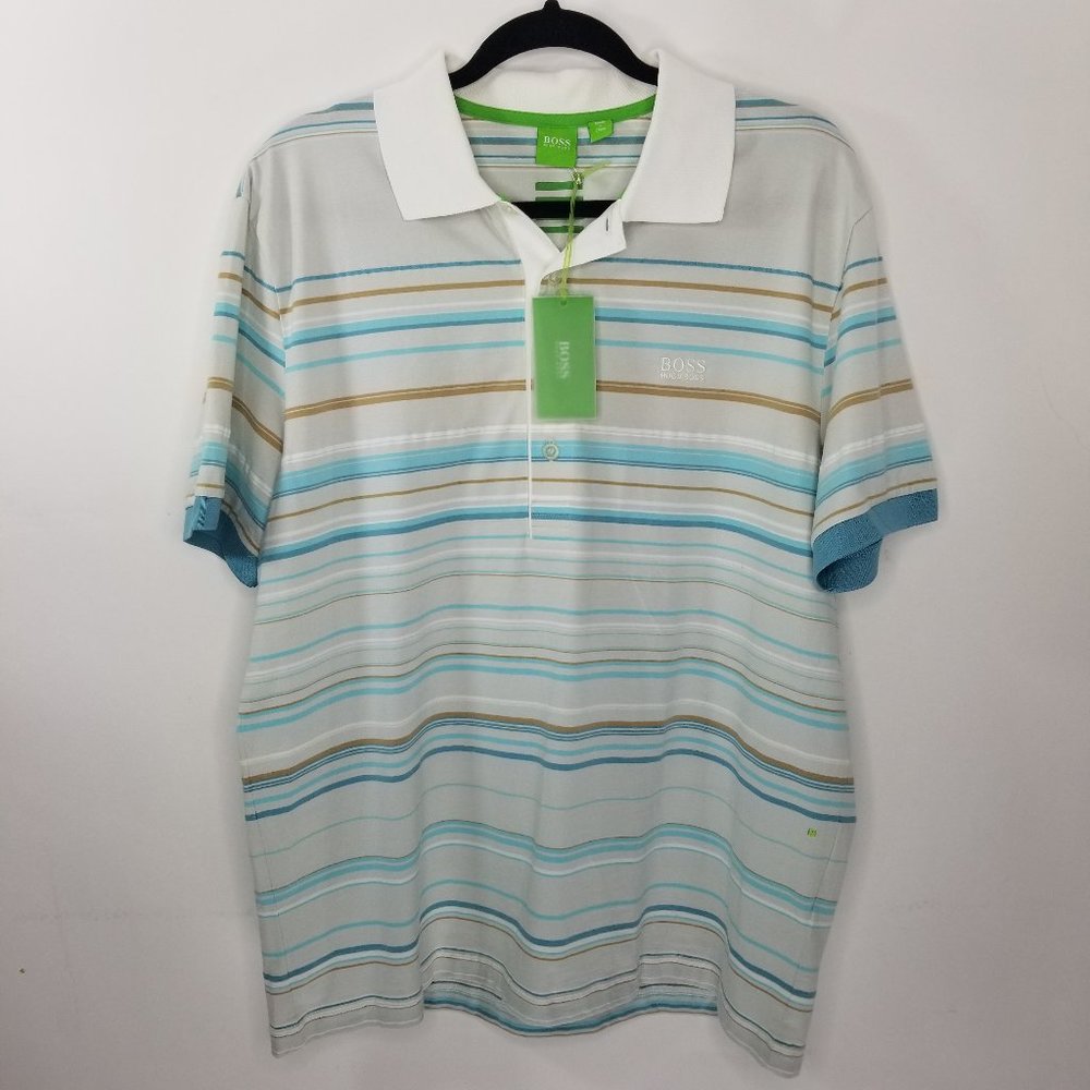 BOSS Hugo Men's Paddy 3 Cotton Golf Polo Shirt